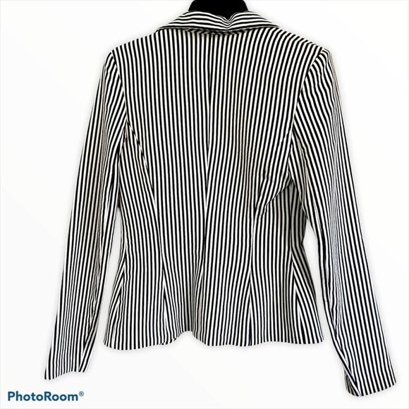Bailey 44 Gangway Pinstripe Zip Up Blazer Sz Small - Picture 3 of 8